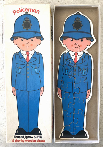 Vintage wooden jigsaw - vintage, puzzle
