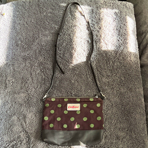 Cath kidston brown green polka - cath, brown/green
