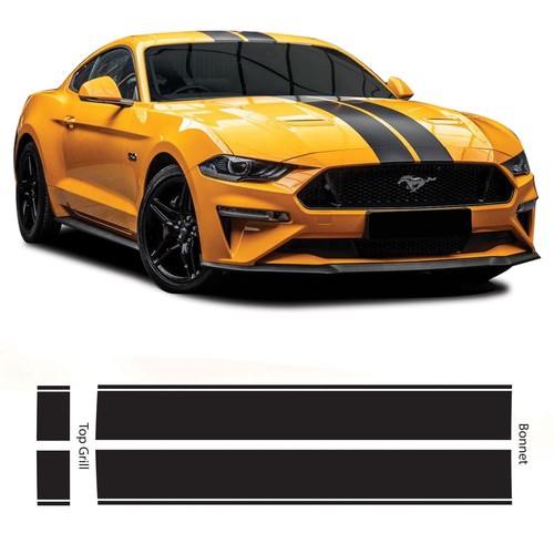Bonnet racing stripes - bonnet, decal