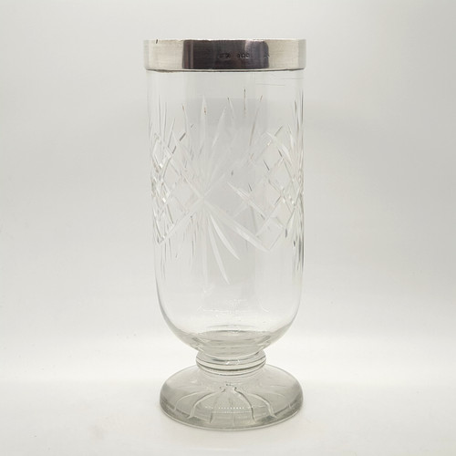 Antique cut glass - cut, with