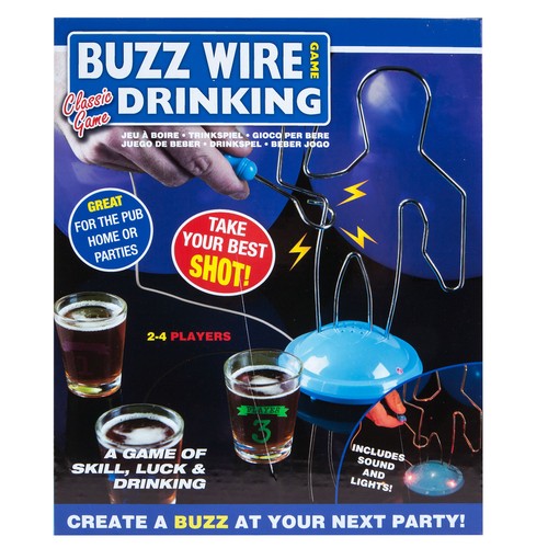 Buzz wire drinking game - drinking, x