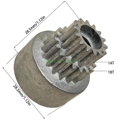 Hbx part 3378 t11 - clutch, bell