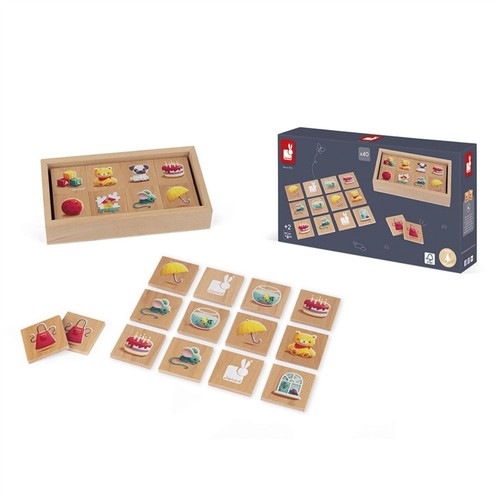 Janod first words memo - game, |