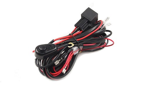 Led headlight harness kit - led, 12v