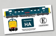 British Rail Class 55 Deltic Fridge Magnet 55019 BR Blue Diesel Locomotive