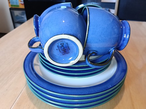 Piece denby imperial - 12-piece, blue