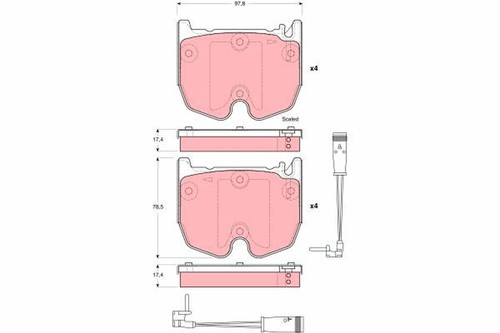 Front trw gdb1599 - trw-oe,