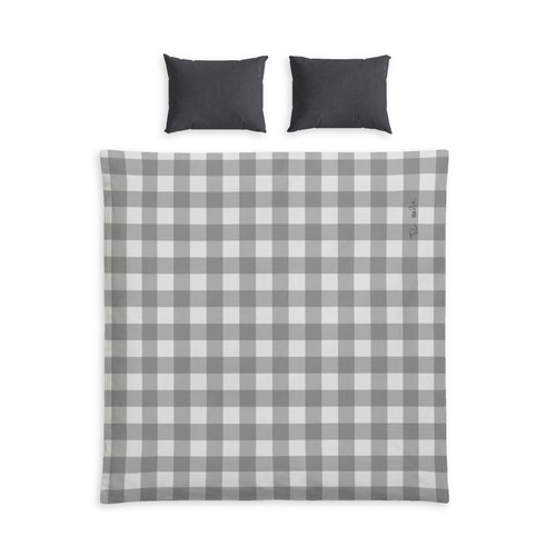 Cotton bed set tropical - tropical, grey