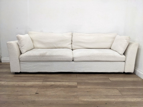 Sofa seater white terry - sofa, 4