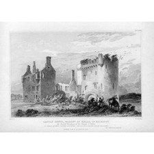CASTLE HOWE Co Kilkenny - Antique Print 1832