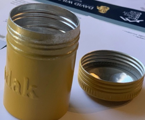 Vintage kodak yellow metal - vintage,