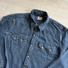Levis Denim Shirt Mens Medium