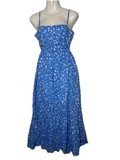 Dizzy Lizzy Blue & White Maxi