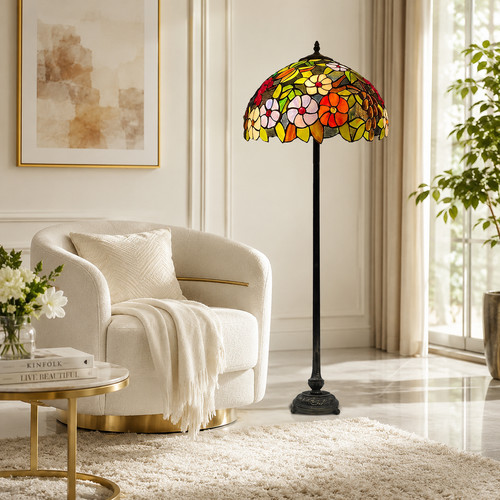 Tiffany floor lamp inch - lamp,
