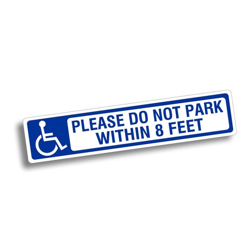 Magnetic sign handicap - magnetic,