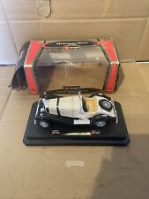 BURAGO 1/24 Die Cast Model Of White And Black Mercedes Benz SSK 1928 In Box