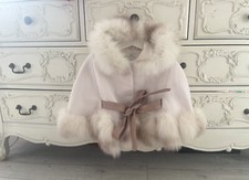 Stunning Cream Fox Fur Cape -