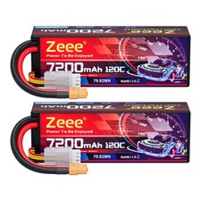 2x Zeee 11.1V 3S 7200mAh 120C