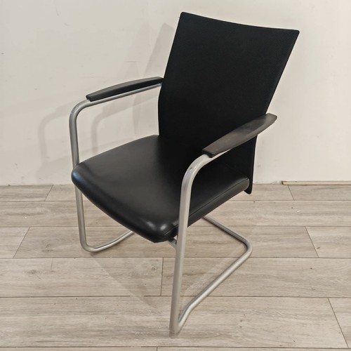 Haworth conference chair - haworth, grey