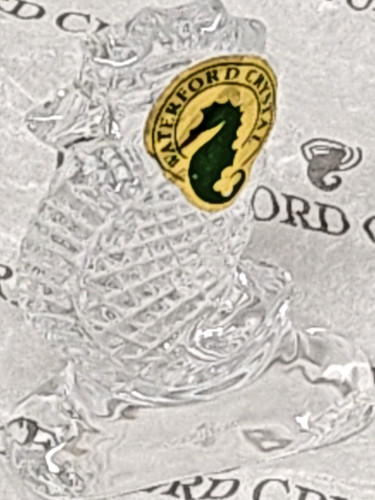 Waterford crystal seahorse - waterford,