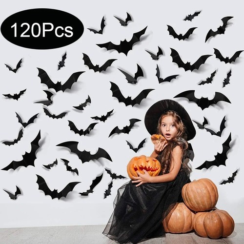 Halloween bat wall decorations - halloween,