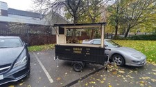 Victorian-Style Wooden Market Trailer Ideal for Coffee Bar, Food Stall or Pop-Up