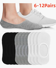 Men's Women's Low Cut Shoe Socks Unisex Invisible Loafer Trainer Footsies Socks