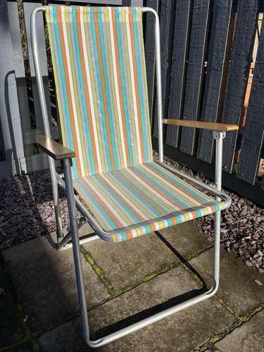 Vintage multi striped folding - striped,