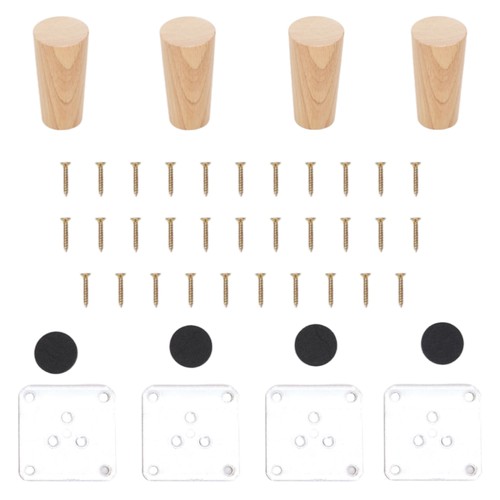 Oak wooden furniture legs - oak,