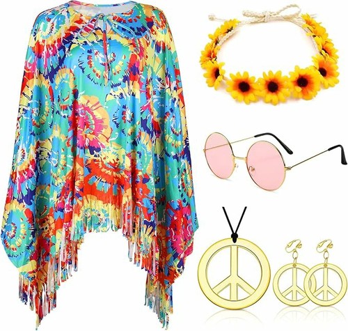 Hippie 70s costume fancy - hippie,