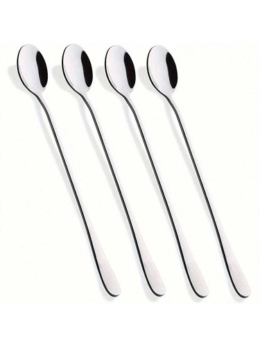 Long handle latte spoons - long,
