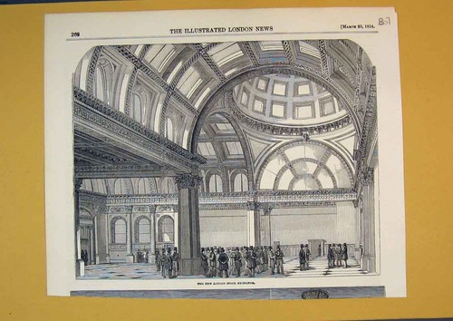 Original old antique print - original,
