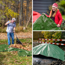 Tarpaulin Waterproof - Heavy Duty Strong Light Weight Ground Sheet Cover