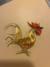 Vintage Glass Cockerel  Murano