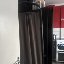 3 Panel grey Freestanding Folding Room Divider Privacy Screen