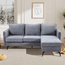 3 Seater Fabric Sofa L-Shaped