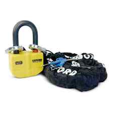 Oxford Boss 14mm Motorcycle Disc Lock Alarm With 1.5M Chain Motorbike Thatcham