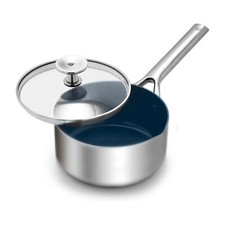 Blue Diamond 16cm Saucepan with Lid Triple Steel Ceramic Non-Stick (Open Box)