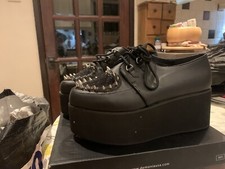 Demonia Last Love Platform Shoes (Size 5, Black, New/Untouched) 