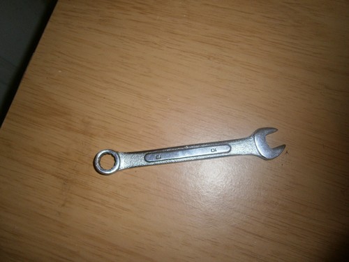 Vintage silver tone spanner - vintage,