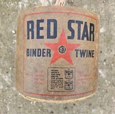 VINTAGE Red Star Baler Binder Twine sisal Band Classic Tractor Threshing Machine