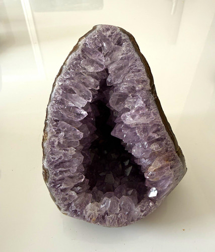 Natural amethyst crystal geode - natural,
