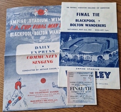 1953 cup final - fa,