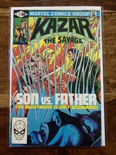 Kazar The Savage 7. VFN-. 1981. Features The Dark Riders. Marvel Comics