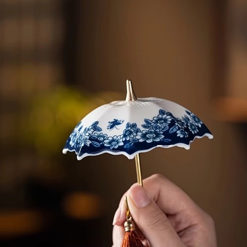 Ceramic umbrella tea - ceramic,