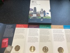 Celebrating 50 Years of the 50p BU Set. Royal Mint 2019. Inc Kew Gardens 50p.