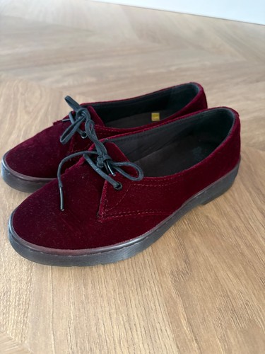 Martens cherry morada - cherry, lace
