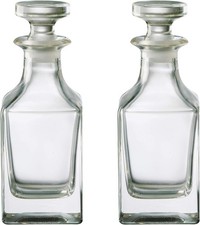 Mini Square Glass Decanter Set