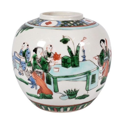 Antique chinese ginger jar men - ginger,