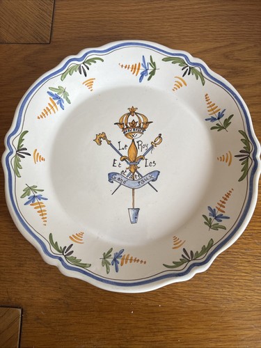 French revolution themed plate - french,